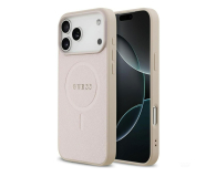 Guess Saffiano Classic Logo MagSafe do iPhone 17 Pro Max różowy - 1365578 - zdjęcie 1
